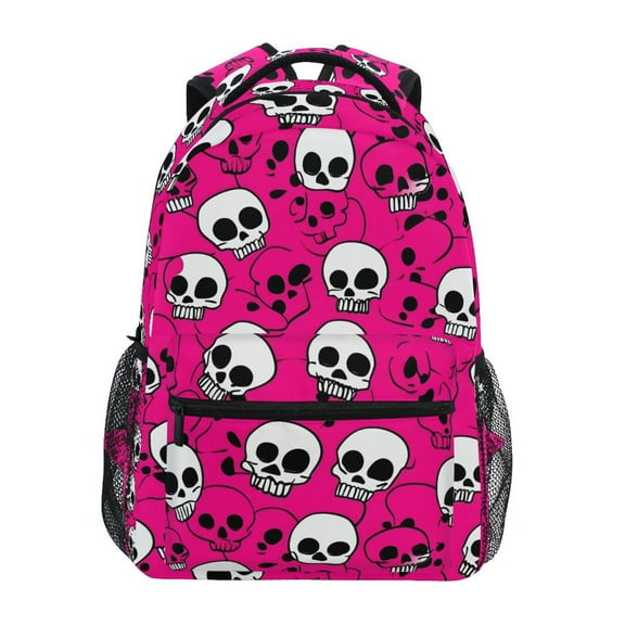 ALAZA Stylish Backpack Art Skull Line Elementary Bookbag Personalized Laptop School Bags Travel Daypack
