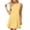 Yellow, variant on Byworldtasic Women's Striped Sleeveless Tank Dress Casual A-Line Swing T-Shirt Dress with Side Pockets for Summer