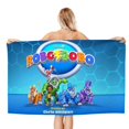 thumbnail image 1 of RoboGobo Toalla de playa de secado rápido con diseño temático, regalo para mujeres y niñas, ideal para cumpleaños, fans, amantes de la música, uso en la playa o al aire libre, 78 × 160 cm, 1 of 6