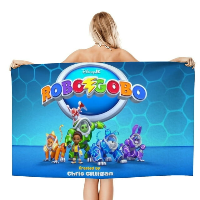 RoboGobo Toalla de playa de secado rápido con diseño temático, regalo para mujeres y niñas, ideal para cumpleaños, fans, amantes de la música, uso en la playa o al aire libre, 78 × 180 cm
