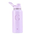 thumbnail image 1 of Termo de Acero Inoxidable Iniciales LuckyLy, Botella de Agua 1L, Letra A lila 1L, 1 of 6