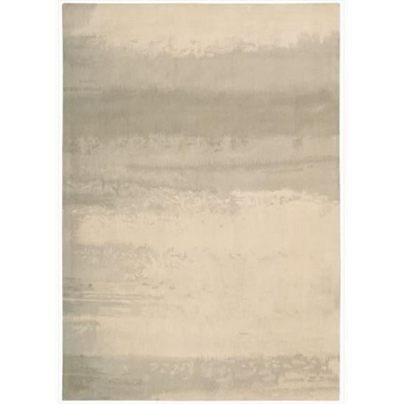 Calvin Klein Rugs 917 Ck10 Luster Wash Area Rug Collection Ivory 4 ft x 6 ft Rectangle