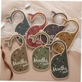 thumbnail image 7 of NOGIS 7 Pcs Closet Garment Size Dividers Baby Closet Wardrobe Clothes Baby Closet Hangers Baby Closet Size Dividers Infant Closet Clothes Dividers Wooden Baby Closet Divider（Style 2）, 7 of 7