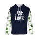 thumbnail image 5 of Sudadera con capucha para hombre, estilo informal, con estampado del Día de San Patricio, con cordón y manga larga, de poliéster., 5 of 5