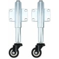 thumbnail image 1 of Ruedas retráctiles para puertas con ruedas resistentes, ruedas de TPU para una mayor durabilidad, tecnología de absorción de impactos para un funcionamiento suave, evita que se comben para un, 1 of 5