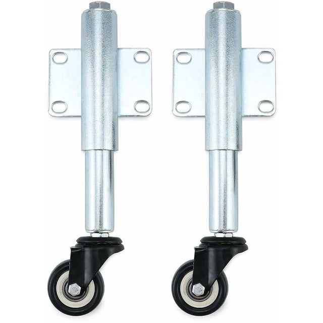Ruedas retráctiles para puertas con ruedas resistentes, ruedas de TPU para una mayor durabilidad, tecnología de absorción de impactos para un funcionamiento suave, evita que se comben para un