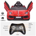 thumbnail image 4 of VOLTZ TOYS 12V Ride on Car for Kids, Official Licensed SVJ 12V Battery Powered Electric Ride-on Car Motorized Toy Vehicle for Children with Remote, Leather Seat, LED Lights and MP3 Player (Red), 4 of 7