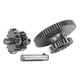thumbnail image 2 of Kit de réducteur de démarreur moteur 17T pour moto 150CC, 200CC, 250CC, CG125, CG200, CG250, 2 of 4