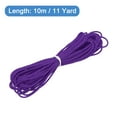 thumbnail image 2 of Uxcell Twisted Cord Trim 11 Yard 0.08 inch 3-Ply Twine Braided Rope Shiny Thread String for Craft Gift Bag Curtain Purple, 2 of 7