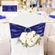thumbnail image 4 of Cinta elástica flotante para decoración de sillas con lazo de 35 x 15 cm | Decoración para fiestas | Bodas y eventos navideños | Tela suave | Idea de regalo | Complemento versátil para asientos, 4 of 6