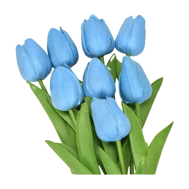 Compre 2 y obtenga 3 10 piezas Flor de simulación de plástico PU Flor artificial Comercio exterior transfronterizo Flor de seda Boda Decoración del hogar Calidad de la florExperiencia del usuarioSost