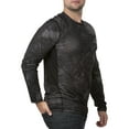 thumbnail image 3 of Realtree Wav3 Black Men's Long Sleeve Performance Fishing Tee, 3 of 3