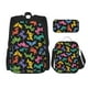 thumbnail image 1 of Balery Colorful Geometric Dog Mochila Escolar 3 en 1 para Niños - Mochila Resistente con Lonchera Térmica y Estuche - Mochila Escolar para Niños y Niñas, 1 of 7