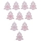 thumbnail image 2 of 10 adornos de madera para árbol de Navidad, ideales para hacer tarjetas, álbumes de recortes y decoraciones colgantes. Blanco, 2 of 9