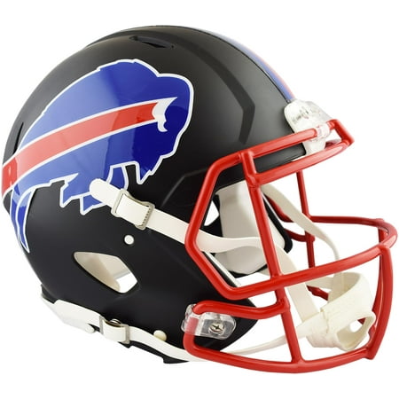 Riddell Buffalo Bills Black Matte Alternate Speed Full-Size Pro-Line Football Helmet
