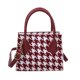 thumbnail image 3 of Bolso de mano cruzado a cuadros Retro para mujer bandolera de Likrtyny hombro de cuero PU informal bolso de viaje portátil con asa superior, 3 of 9