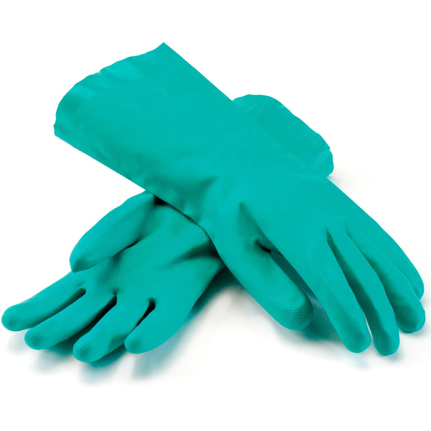 12/Bag Unlined 11 mil Premium Green Nitrile Gloves 