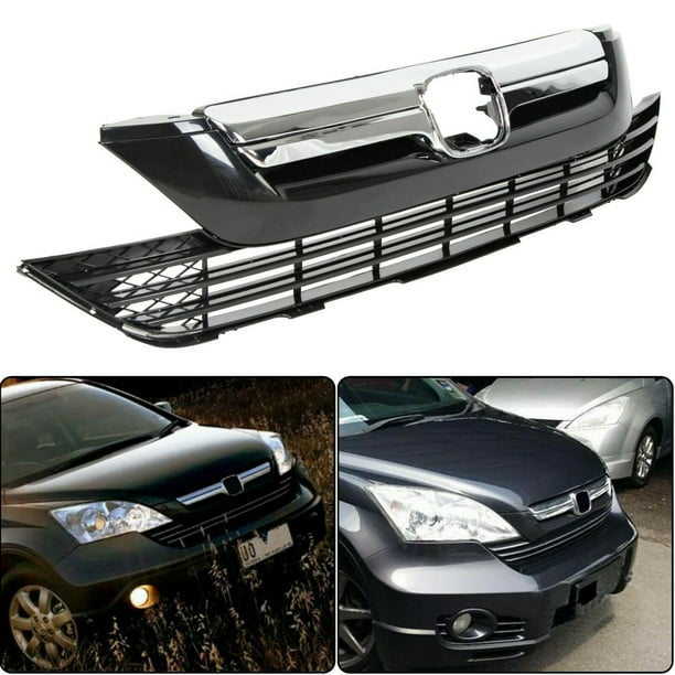 Front Replacement Bumper Grills Grille Upper & Lower For