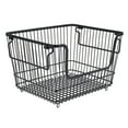 thumbnail image 1 of Stackable Freezer Basket, 40 Pounds Load Bearing Freezer Organizer Bin  for Meat for Kitchen, 1 of 7