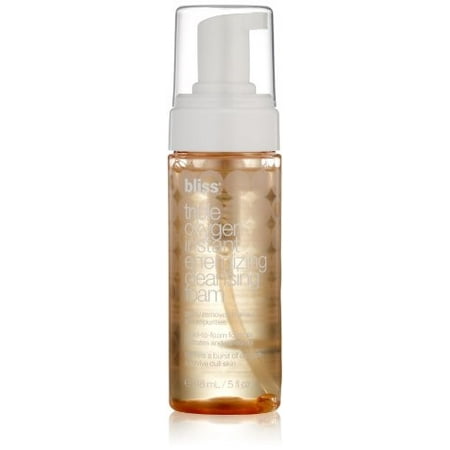 Bliss Triple Oxygen Instant Energizing Cleansing Foam Facial Cleanser, 5 Fl Oz