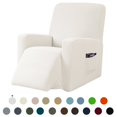 thumbnail image 1 of 2024 Recliner Slipcover with Pockets Stretch Furniture Chair Cover  Gray, 1 of 6
