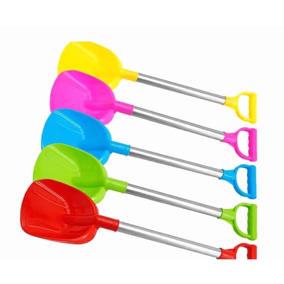 Winter Plastic Snow Shovel Toys Snow Shovel with Grip Handle Small Size Durable Shovel for Snow - 19.69in Comfort Grip Sturdy Plastic Scoop( randomly dispatched)