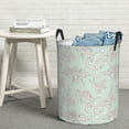 thumbnail image 6 of Fuzoiu Retro Snake Print Circular Hamper,Laundry Basket with Handle,Collapsible Laundry,Dirty Clothes Storage Basket,for Bedroom Bathroom Dorm Living Room-Small, 6 of 6