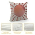 thumbnail image 4 of JEUXUS  Abstract Boho Sun Decorative Pillowcase Throw Pillow Cover, Minimalist Art Sunrise Sunshine for Sofa Bed Room Home Bohemia Decor  Pillow Case (Pink), 4 of 5