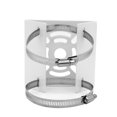 thumbnail image 4 of Soporte vertical universal para cámara de seguridad, soporte de esquina de metal sólido con 2 hebillas, adecuado para cámaras CCTV, luces de pared, luces de escena, paneles solares (118 * 54 * 111 mm TUNC Sencillez, 4 of 5