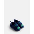 thumbnail image 2 of Wonder Nation Baby Boys Embroidered Sleep Saurus Slippers, 2 of 5