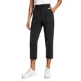 thumbnail image 1 of Pantalones Capri CRZ YOGA Ligeros de Secado Rápido Negro Talle S, 1 of 6