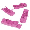 thumbnail image 4 of BMC Classic Marx Landing Craft - 4pc Pink Plastic Army Men Boat Vehicles, 4 of 6