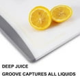 thumbnail image 3 of Cutting Boards for Kitchen, Set of 3 Durable Plastic Chooping Boards, Grey, 3 of 5