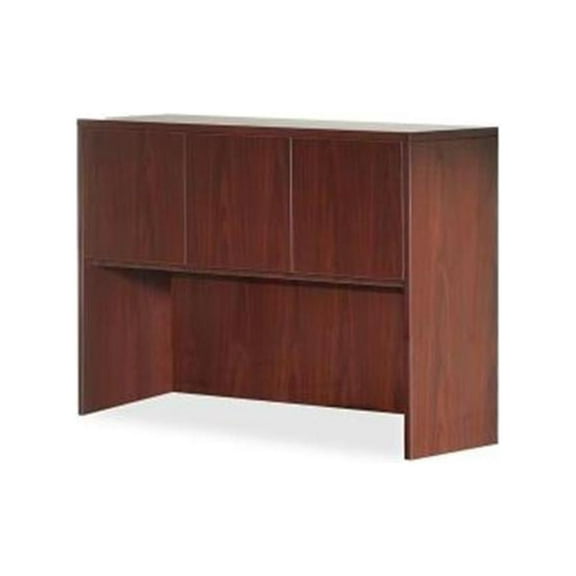 Lorell Hutch w/Doors 60"x15"x36" Mahogany 69912