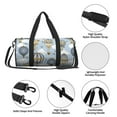 thumbnail image 6 of Bingfone Balloon Vintage Print Gym Duffle Backpack for Men Women,Travel Weekender Carry-On Bags with Detachable Back Pack Straps for Traveling Overnight Climb Sports, 6 of 8
