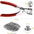 thumbnail image 3 of Press Studs Plier Clamps Home Clothes Clothing Shoes Grommets Sewing Snap Rivets Buckle Fasteners Manual Installing Tool with Buttons, 3 of 9
