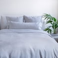 thumbnail image 3 of 100% French Linen Duvet Cover - Twin/Twin XL - Pebble Heather | BOKSER HOME, 3 of 5