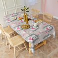 thumbnail image 3 of Cute Hedgehog Love Pattern Rectangle Tablecloth 60"x120",Waterproof Polyester Rectangle Table Cloth, Wipeable Spillproof Polyester Tablecloth for Dining, Camping, Indoor and Outdoor, 3 of 6