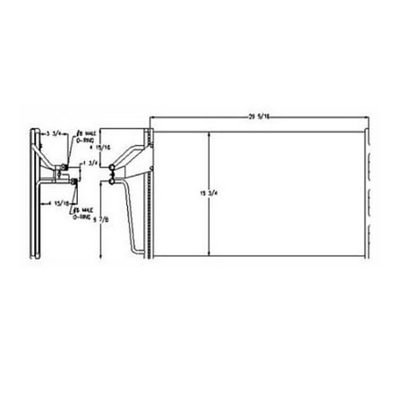 - OTS 1986-89 FITS OLDSMOBILE CADILLAC SEVILLE BUICK REATTA AC CONDENSER 3057067