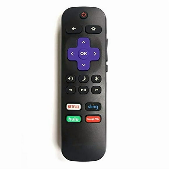Télécommande de Remplacement Infrarouge Amaz247 pour Téléviseurs Intégrés Insignia Roku - Contrôle Automatique, Aucune Programmation/appairage Requis - Comprend des Boutons de Volume et d'Alimentation - Compatible avec Tous les Téléviseurs Insignia Roku
