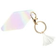 thumbnail image 4 of Koyal Wholesale Blank Acrylic Iridescent Keychains for Bridesmaids, Bride, Bridal Party, Wedding, Set of 12, 4 of 5