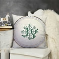 thumbnail image 2 of YINGXI Christmas Ball Pillow Covers Throw Pillowcases for Couch/Sofa/Porch(Green) 12x12in, 2 of 5