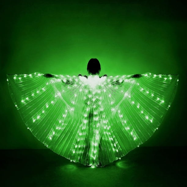 Disfraz de danza del vientre, ala angular de Isis para adultos y niños, para Navidad, Carnaval, Halloween