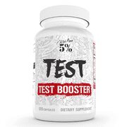 5% Nutrition Rich Piana Test | Natural Testosterone Booster for Men | Muscle Builder, Male Vitality, Energy & Stamina | Tongkat Ali (Longjack), Shilajit, Fenugreek, DIM, Boron | 120 Capsules