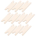 thumbnail image 4 of Wooden Lace Shuttle 10Pcs for DIY Crafts Beige Rectangular Yarn Management, 4 of 9