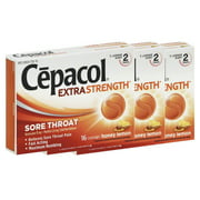 Cepacol Sore Throat Maximum Strength Numbing Lozenges With Honey Lemon, honey lemon 16 each by Airborne (Pack of 3)