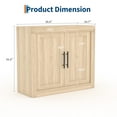 thumbnail image 3 of QinaQin Sideboard with Drawers, Sideboard/Buffet Cabinet with Storage Space, Coffee Bar Counter, Suitable for Living Room, Kitchen, Dining Room, Hallway, and Entryway, 3 of 9