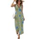 thumbnail image 1 of Vestido Largo Sin Mangas Para Mujer, Floral Traje Informal Para Cumpleaños, Verano, 1 of 5