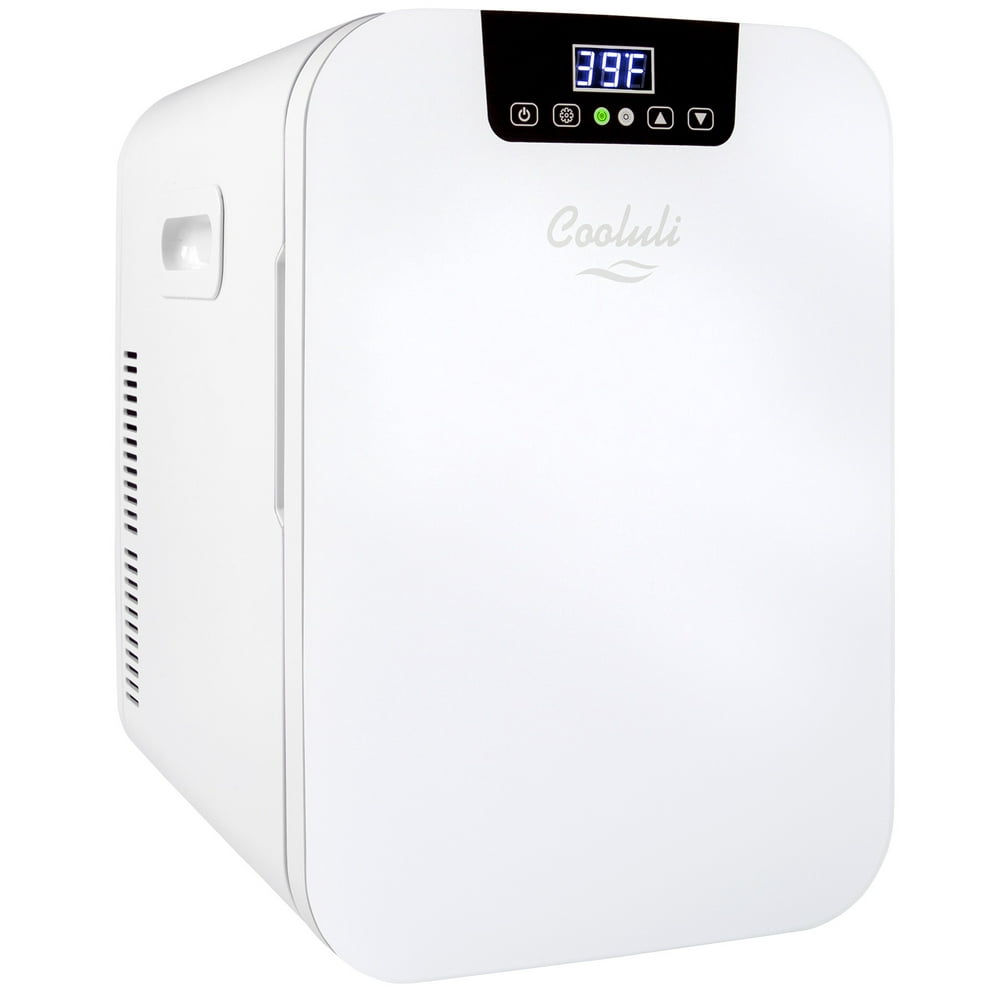 Cooluli Concord 20Liter Compact Cooler/Warmer Mini Fridge, White