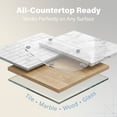 thumbnail image 6 of Silicone Sliding Base for Stand Mixer, Acrylic Transparent Slider Pad, Movable Mat for Kitchen Countertop Protector, 6 of 7